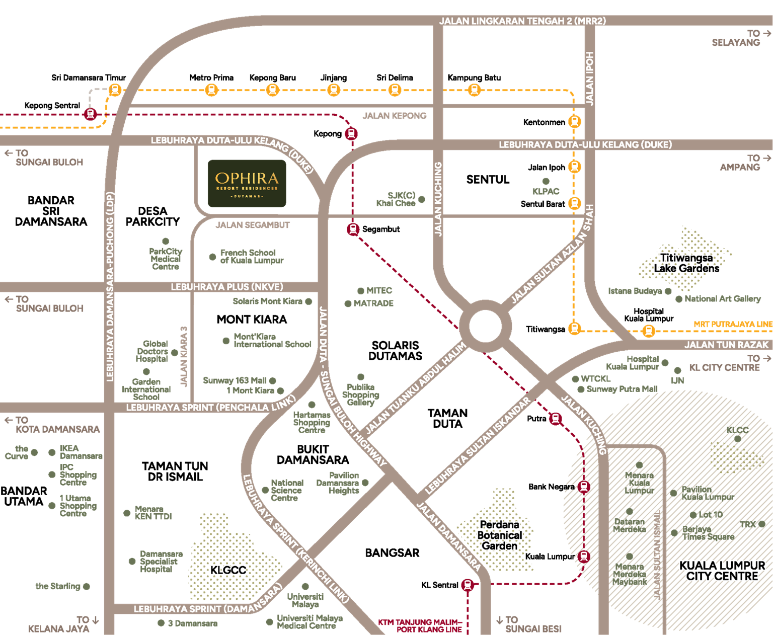Illustrated location map · not to scale